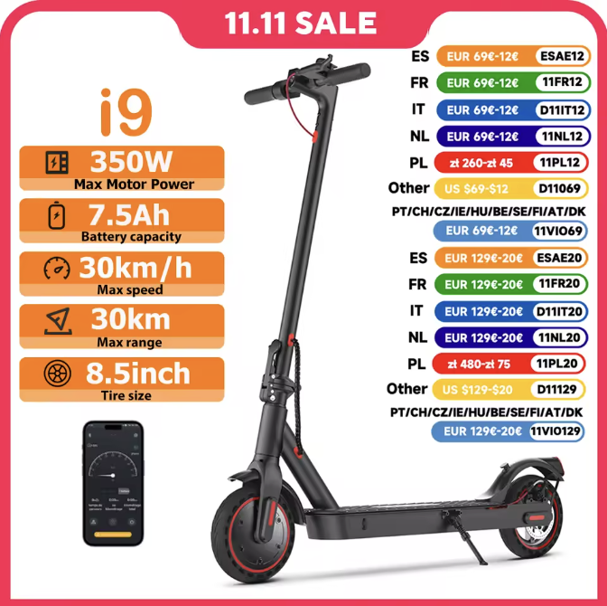 iscooter i9 Hulajnoga elektryczna