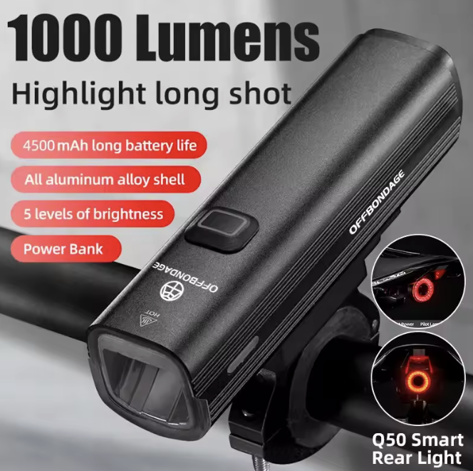 Lampka rowerowa Offbondage Aliexpress