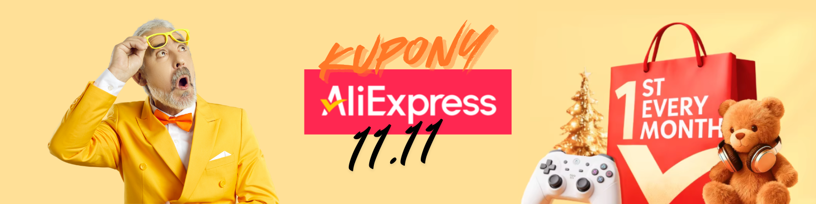 NAJNOWSZE KUPONY Aliexpress 11.11