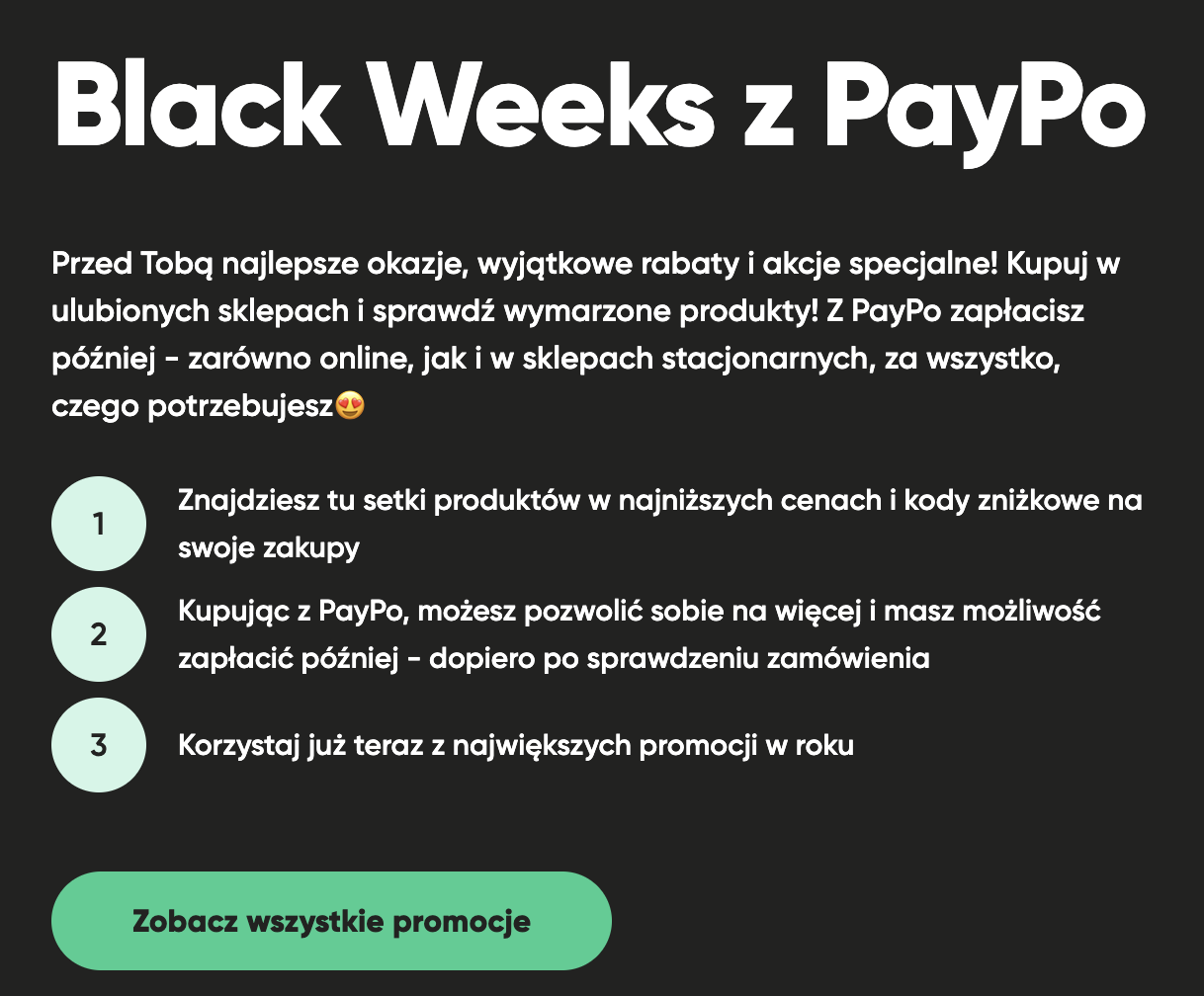PayPo Promocja Aliexpress